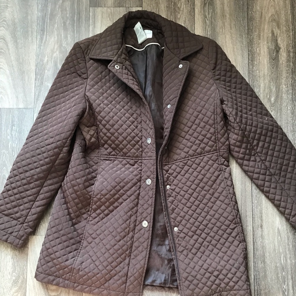 VINTAGE White Stag Quilted Coat